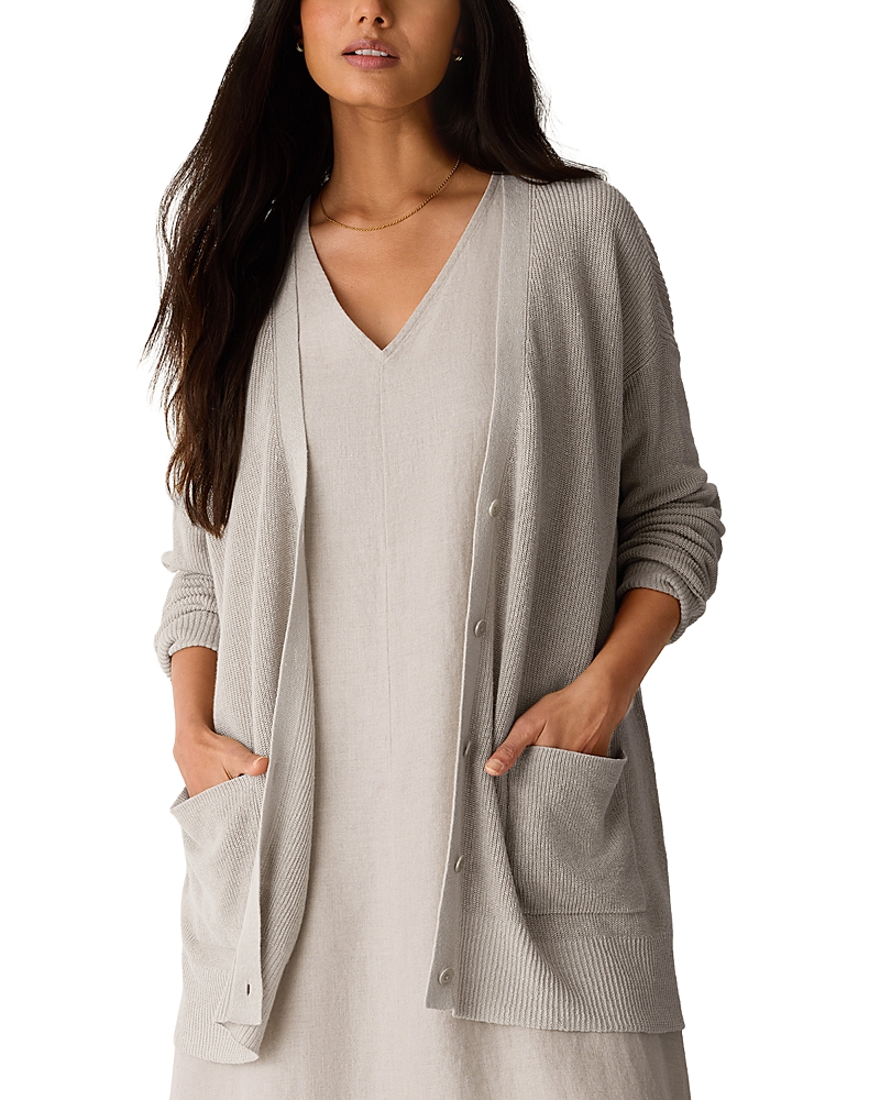 Eileen Fisher V-Neck Cardigan Sweater