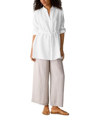 Mandarin Collar Long Shirt