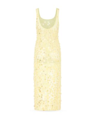 Crochet Paillette Dress Swim Cover-Up