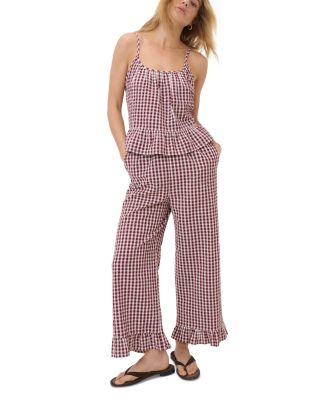 Child Gingham Sia Top & Pants Set