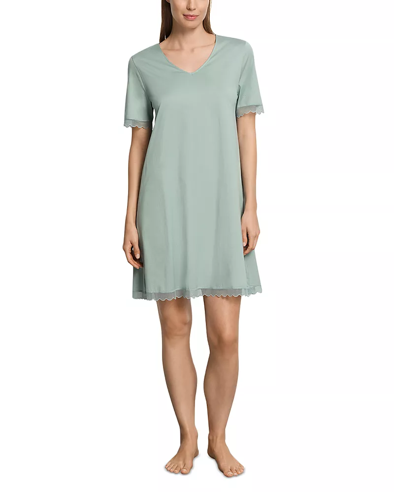 Hanro Inaya Short Sleeve Gown