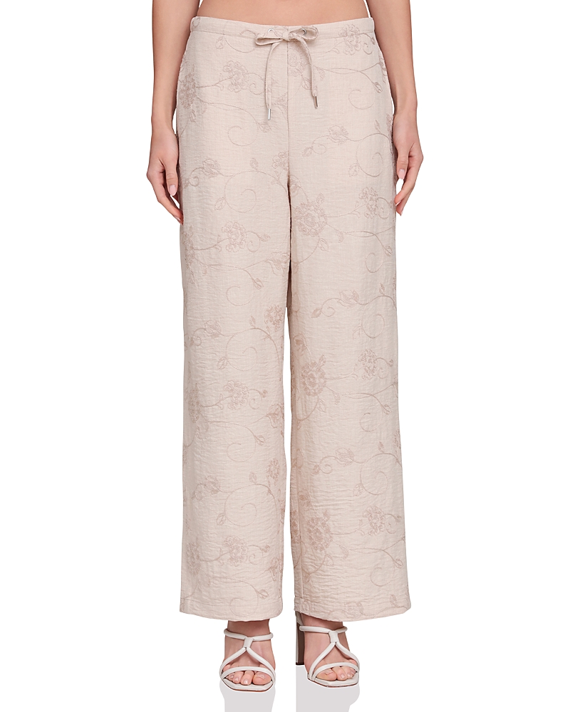 Bagatelle Embroidered Tie Front Pants