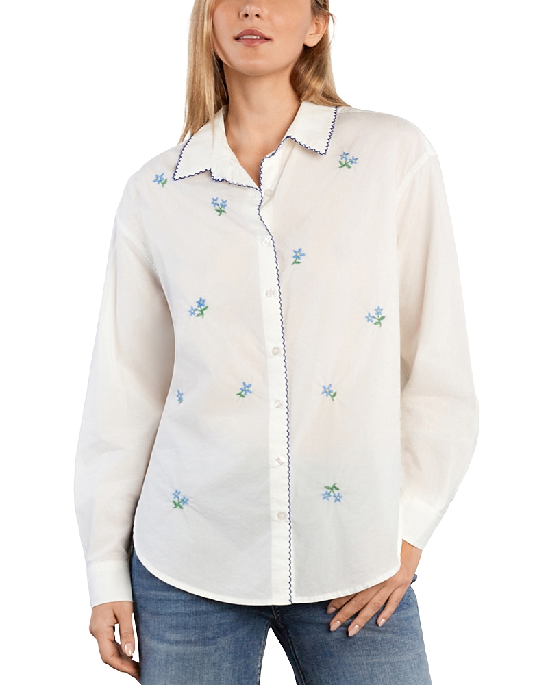 Billy T Floral Kisses Embroidered Shirt