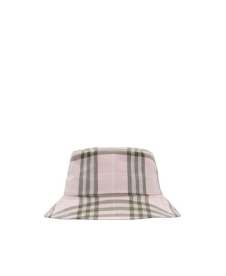 Check Cotton Bucket Hat