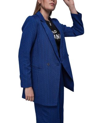  The Empower Jacquard Double Breasted Blazer