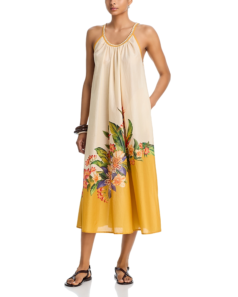 Farm Rio Hilo Maxi Dress Swim Cover-Up