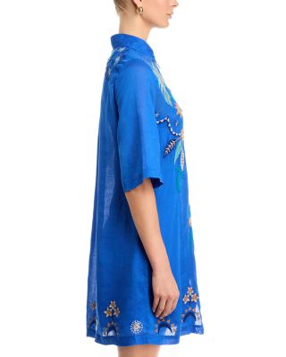 Kimono Sleeve Shirt Dress