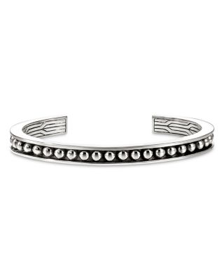 Men's Sterling Silver Nailhead Cuff Bracelet