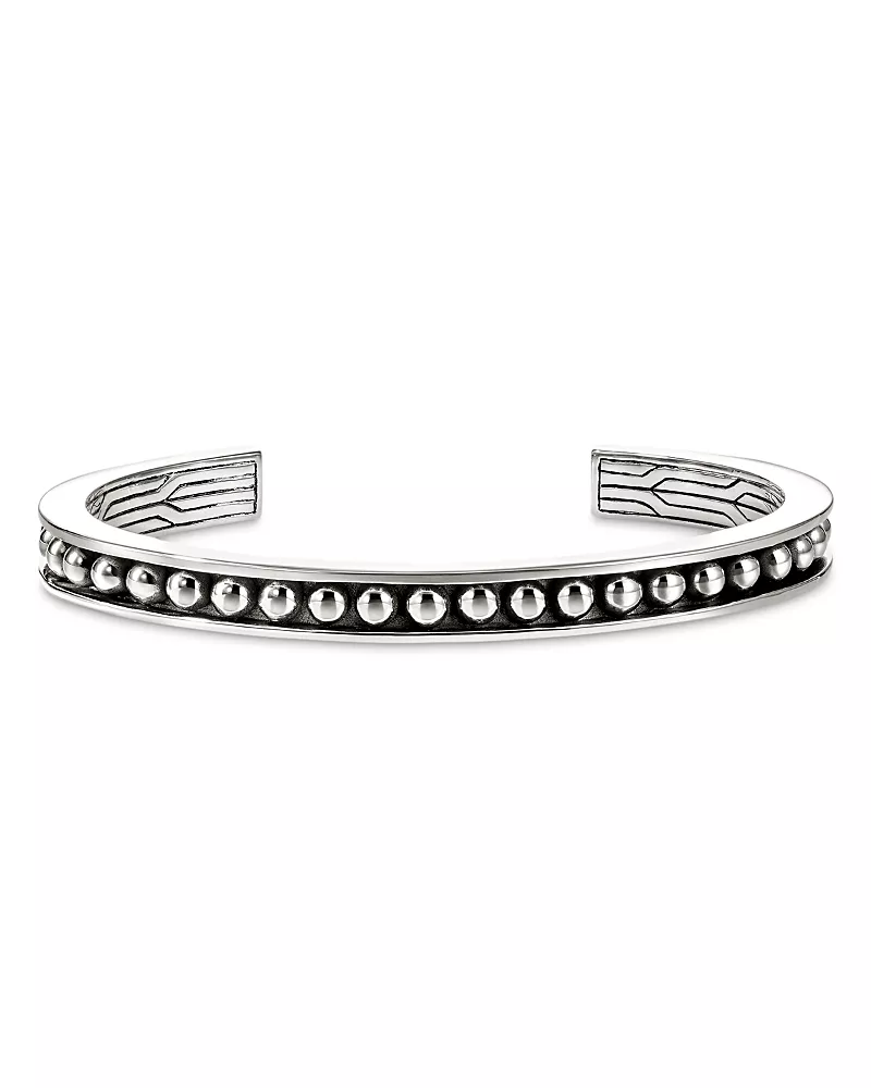 John Hardy Men's Sterling Silver Nailhead Cuff Bracelet