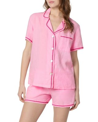BedHead Pajamas Linen Short Sleeve Pajama Set