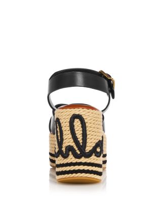 Women's Sand Platform Wedge Sandals