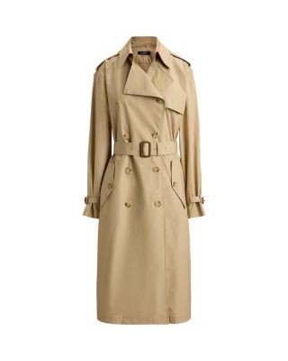 Double Breasted Cotton Trench Coat