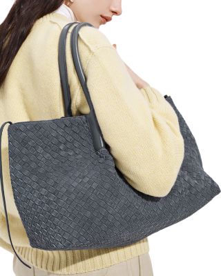 Pinacoteca Intrecciato Suede Reversible Tote