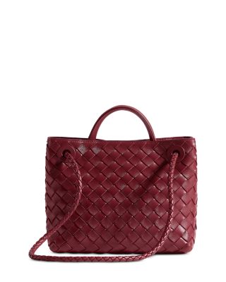 Small Andiamo Intrecciato Leather Shoulder Bag