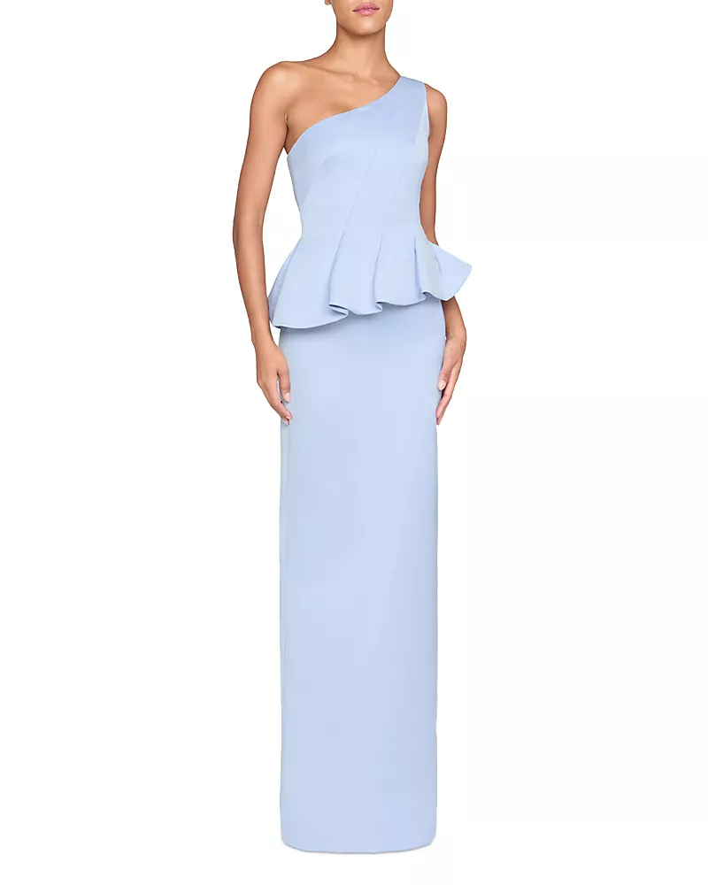 Theia Zenobia Duchess Satin Dress