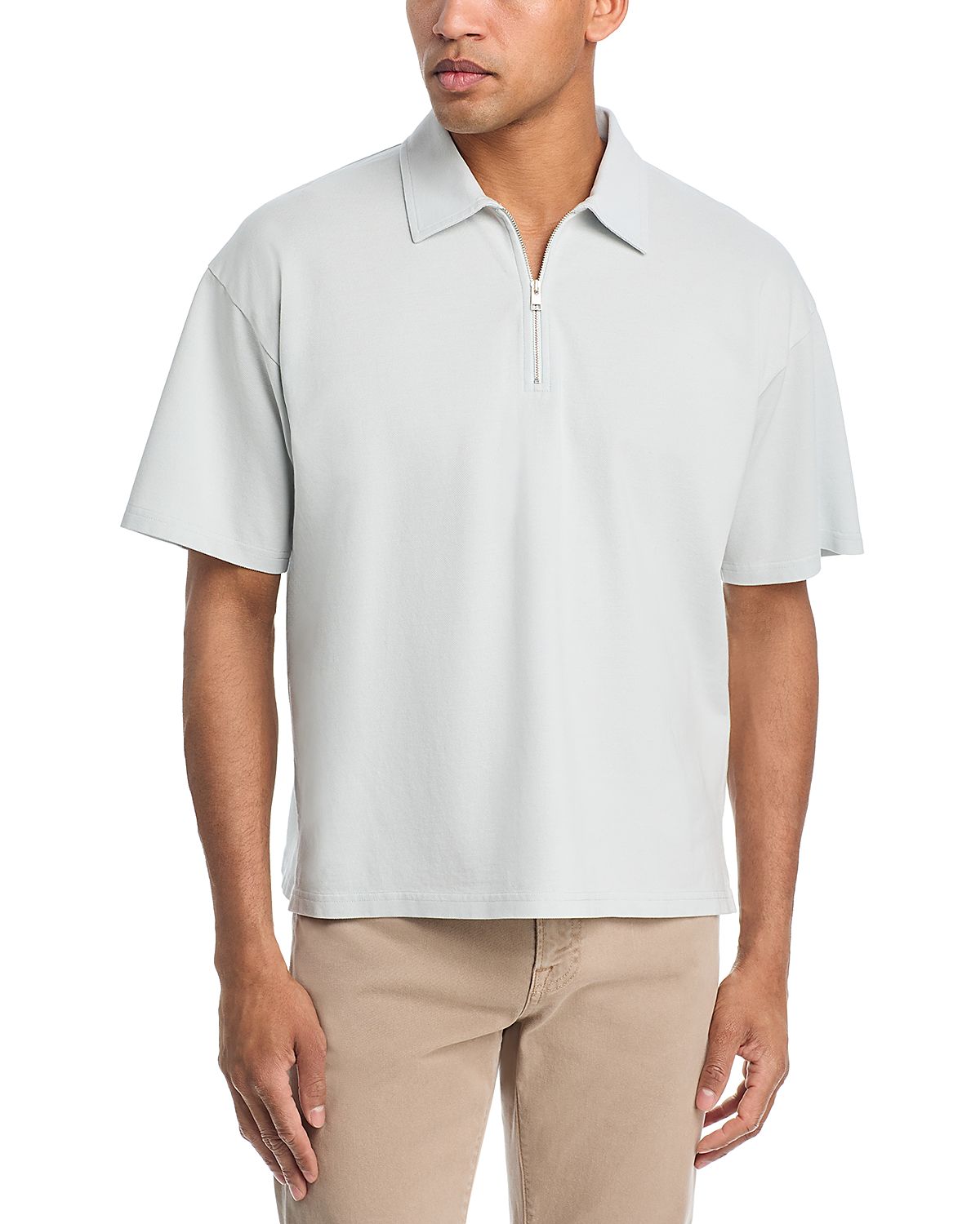 Frame Half Zip Pique Polo