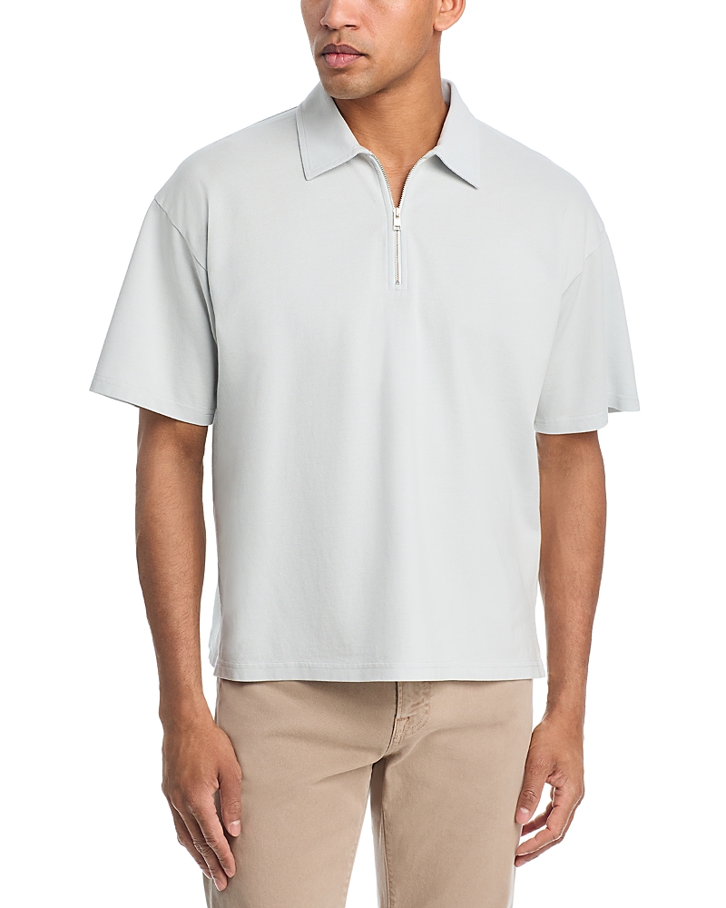 Frame Half Zip Pique Polo