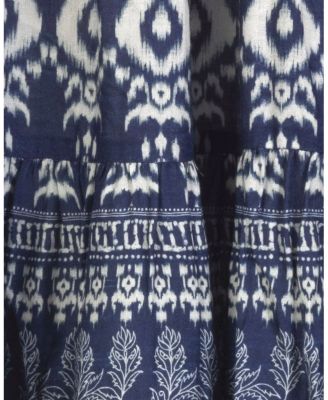  Sam Balloon Sleeve Elastic-Waist Mini Shirtdress