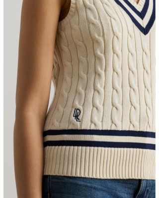 Cable Knit Cricket Sweater Vest