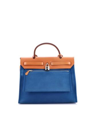 31 Herbag Zip Leather and Toile