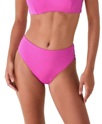  Women's 90s High Waist Cheeky Bikini Bottom
