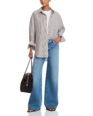 Le Slim Palazzo High Rise Jeans in Gossamer