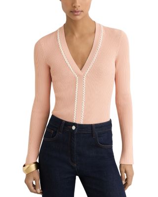 Lauri Craft Stitch Trim Top