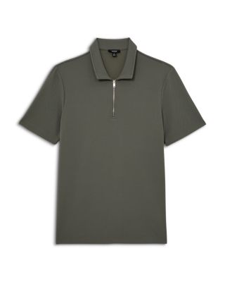 Forno Half Zip Textured Polo Shirt