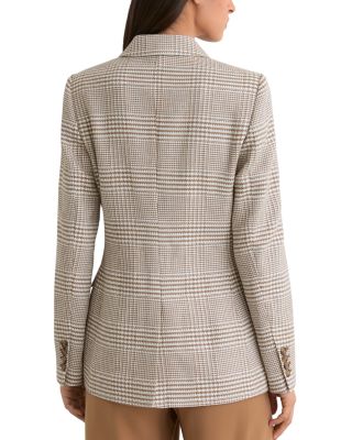 Petite Maxwell Double Breasted Check Blazer