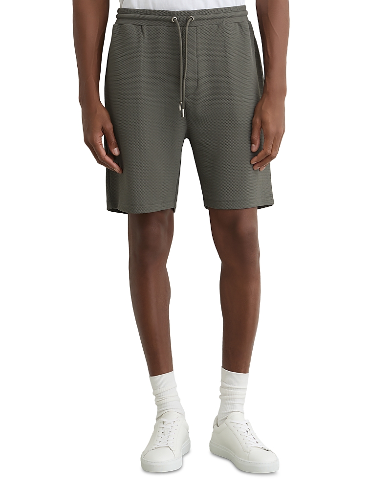 Reiss Tavolla Textured Drawstring Shorts
