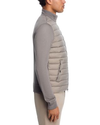 Quilted Hybrid Wool, Silk & Nylon Jacket