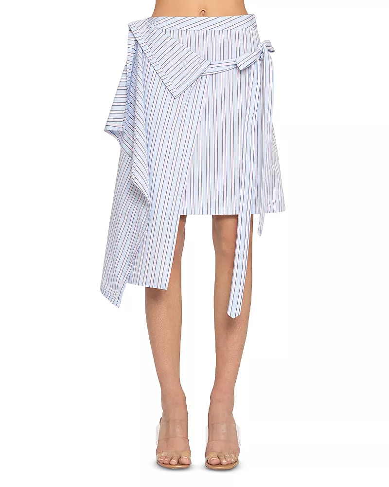 DES_PHEMMES Panel Wrap Skirt