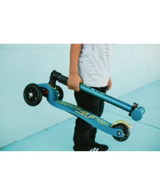 Maxi Foldable LED 3-Wheel Kids Scooter for Ages 5-12