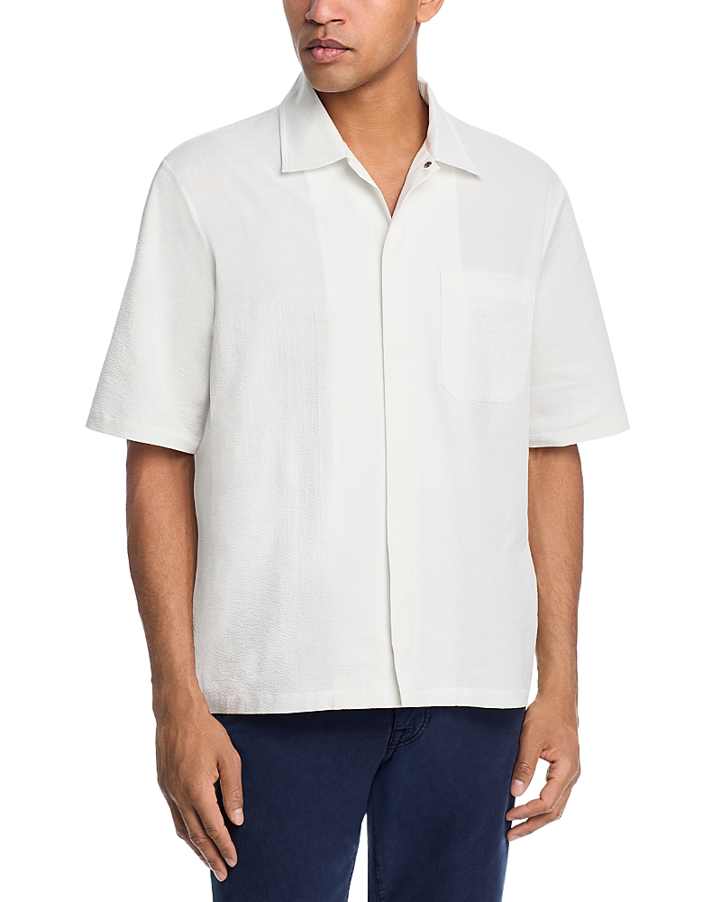Herno Seersucker Camp Shirt