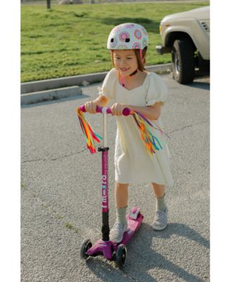  Maxi Foldable LED 3-Wheel Kids Scooter for Ages 5-12