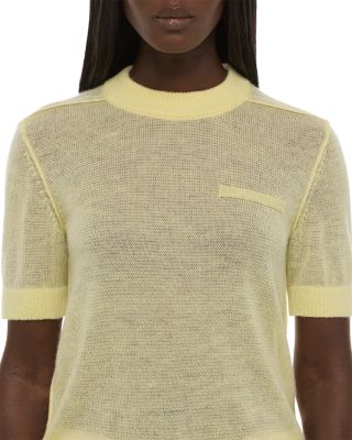 Wool Blend Sweater Tee