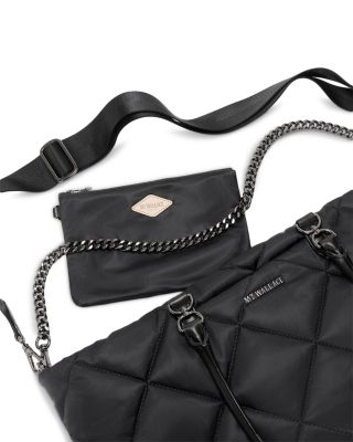 Madison Medium Quilted Nylon Tote Bag