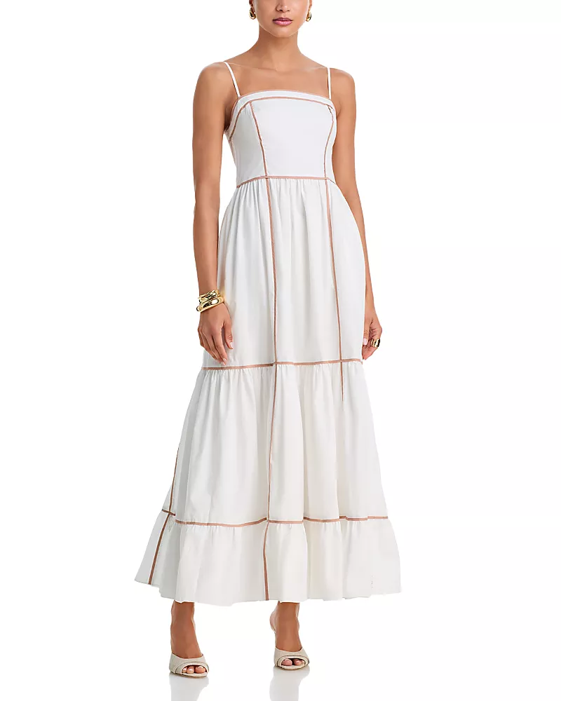 French Connection Cambria Piped Trim Dress