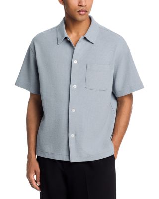 Textured Button Down Shirt