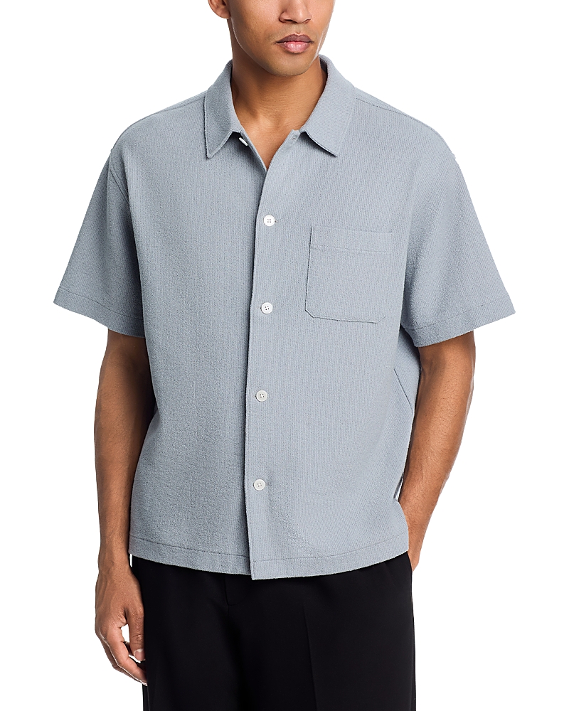 Frame Textured Button Down Shirt