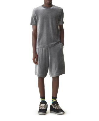 Velvet Bermuda Shorts