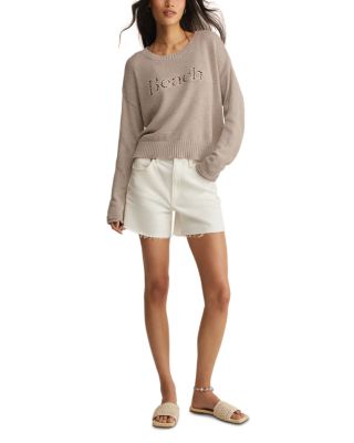 Beach Embroidered Sweater