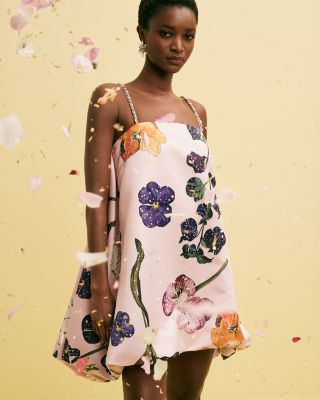 Patsy Embellished Puff Mini Dress