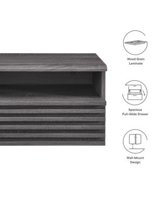 Render Wall-Mount Nightstand