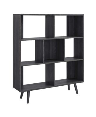 Transmit 7 Shelf Wood Grain Bookcase