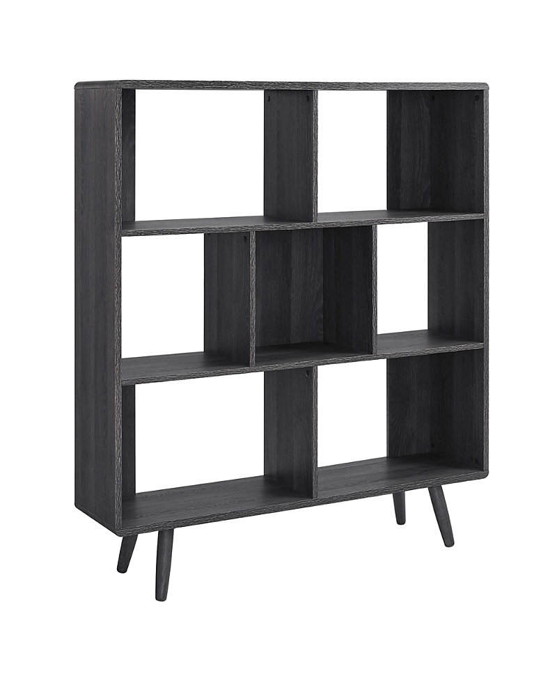 Modway Transmit 7 Shelf Wood Grain Bookcase