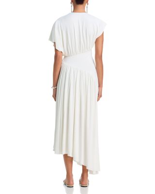Long Dress with Ruched Details