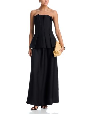 Sculptural Tulip Bustier Dress