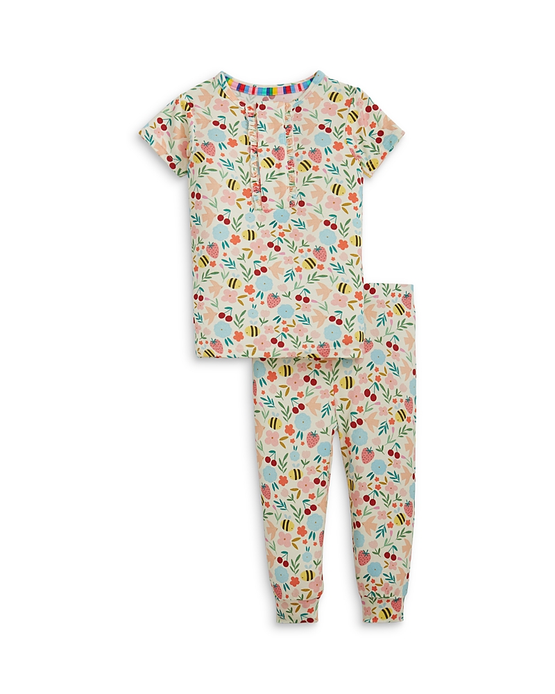 Magnetic Me Girls' Honey Blossom Magnetic Pajama Set - Little Kid, Big Kid