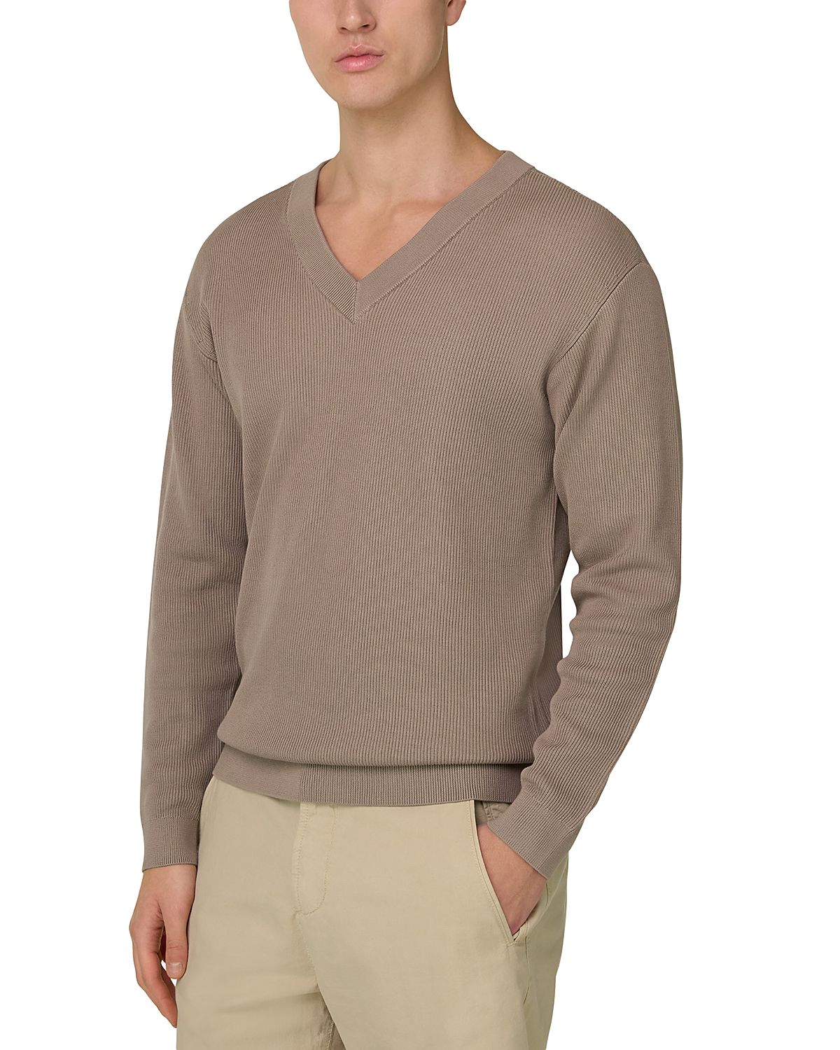 Boggi Milano Regular Fit V-Neck Sweater